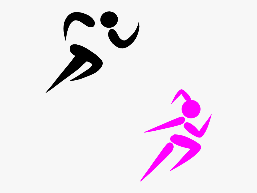 Course 2 Svg Clip Arts - Boy And Girl Running Clipart, Transparent Clipart