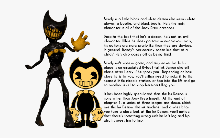 Image - Bendy And The Ink Machine Characters, Transparent Clipart