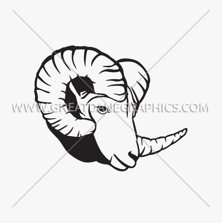 Collection Of Free Ram - Drawing, Transparent Clipart