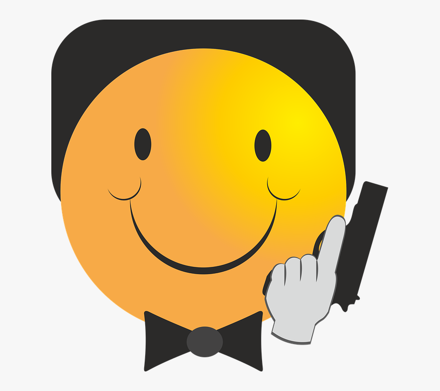 Pistol Clipart James Bond - James Bond Emoji, Transparent Clipart