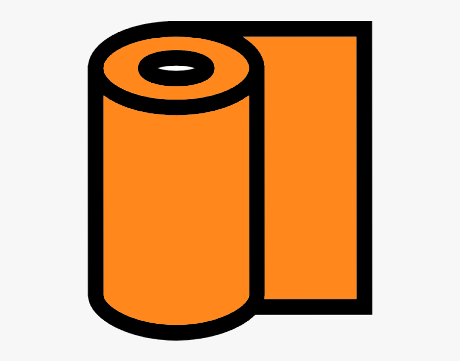 Roll Your Shopping Partner - Thermal Roll Logo, Transparent Clipart