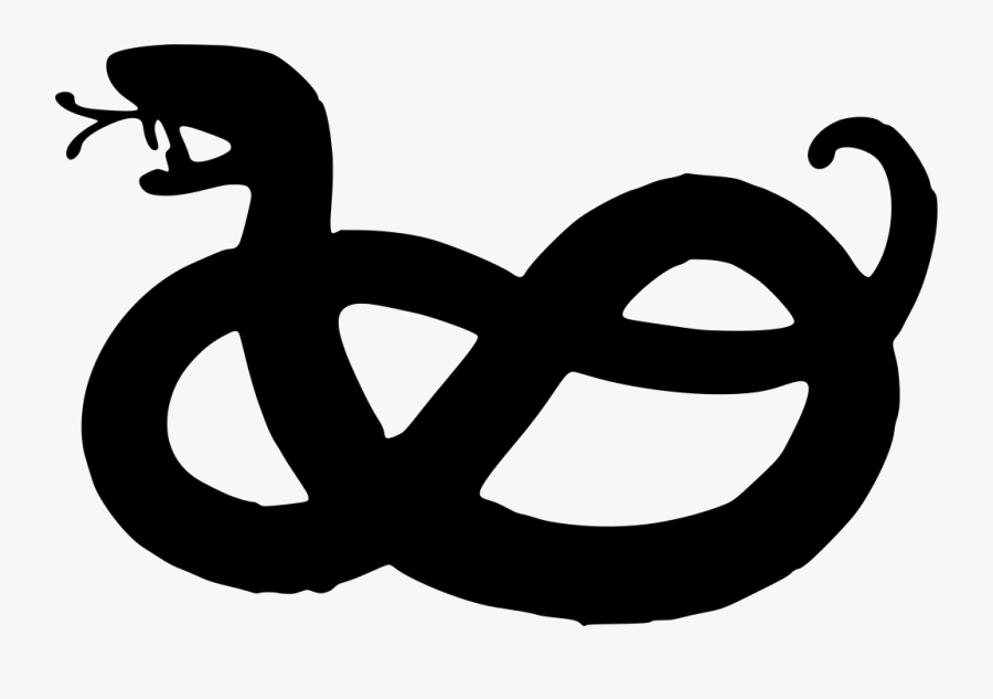 Transparent Snake Silhouette Png - Snake Clip Art, Transparent Clipart