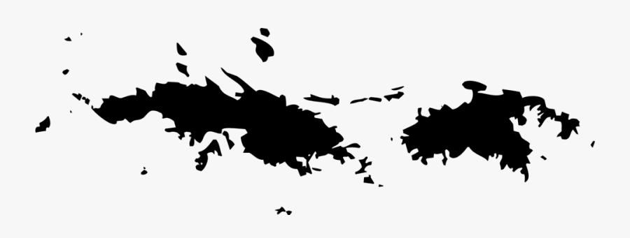 Virgin Islands Map Png, Transparent Clipart