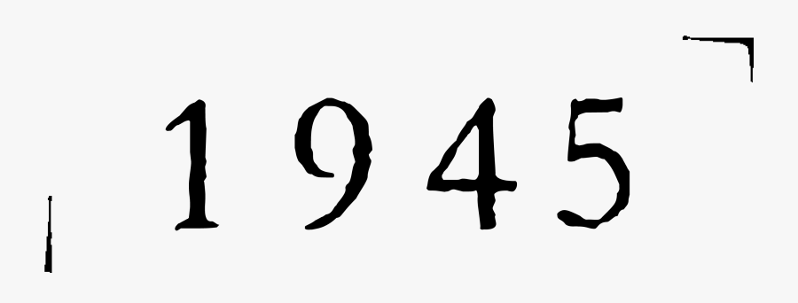 1945 - Silhouette, Transparent Clipart