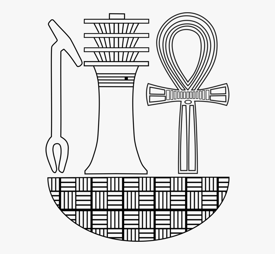 Symmetry,monochrome Photography,text - Djed Clipart, Transparent Clipart