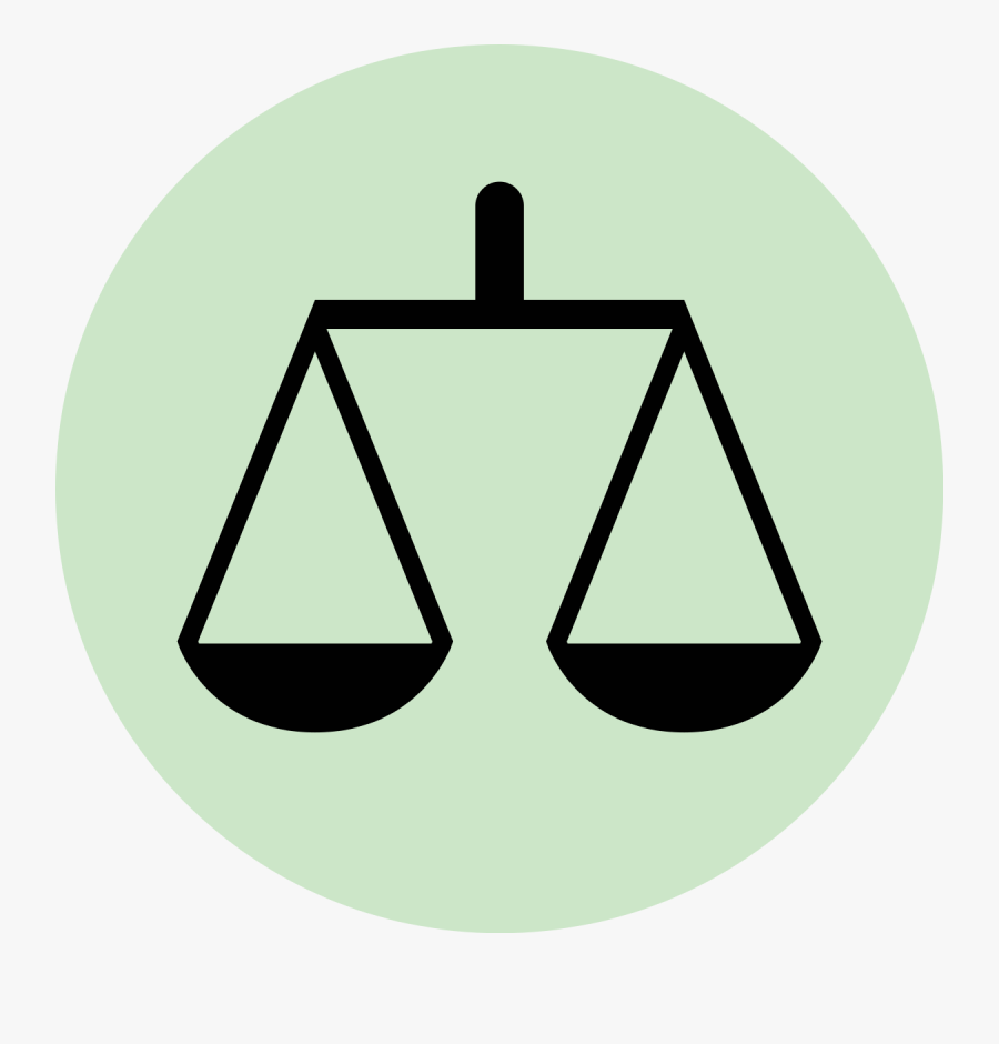 Scale Icon Green - Unfair Discrimination In The Workplace, Transparent Clipart