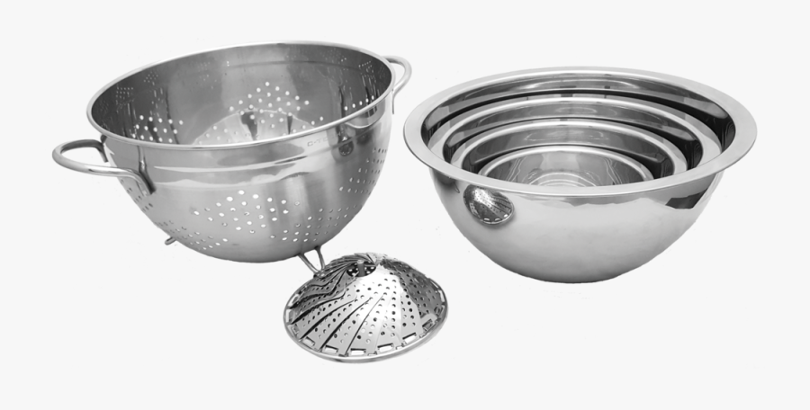 Transparent Mixing Bowl Png - Colander, Transparent Clipart