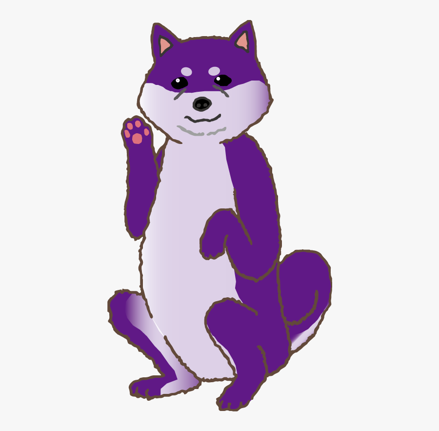 Shiba Dog - Cartoon, Transparent Clipart