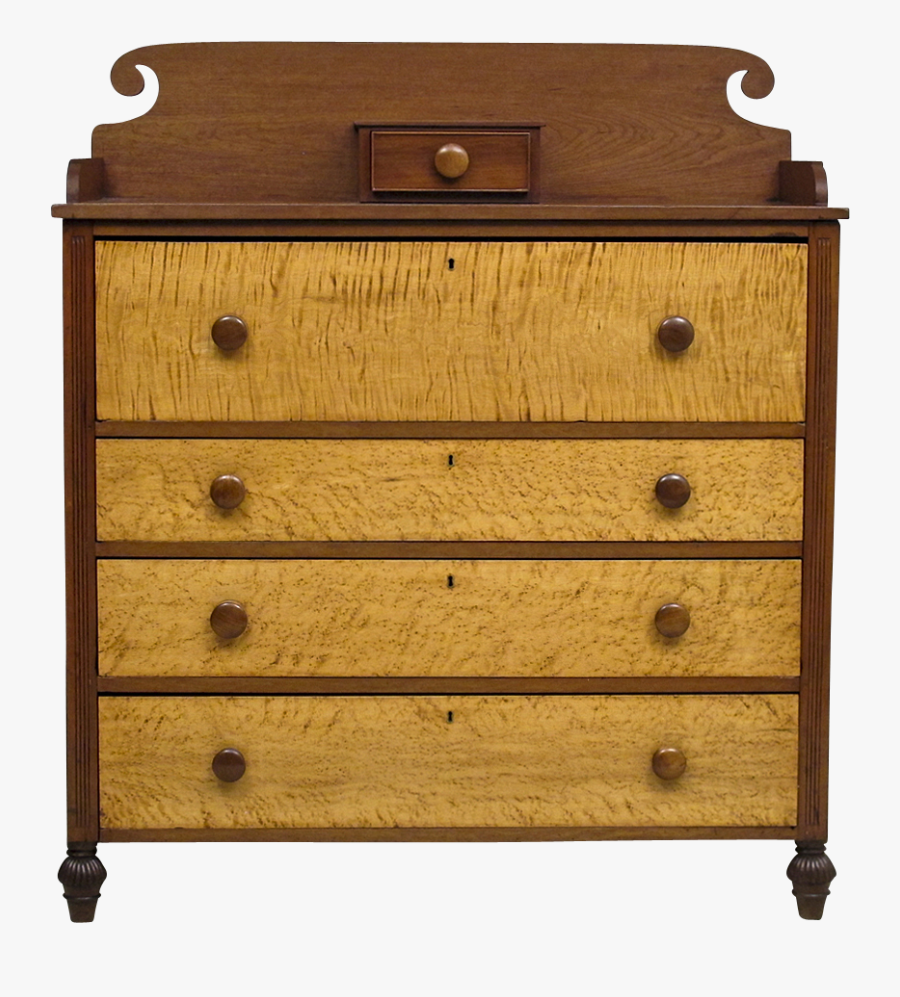 Antique American Country Chest Of Drawers - Chest Of Drawers Transparent, Transparent Clipart