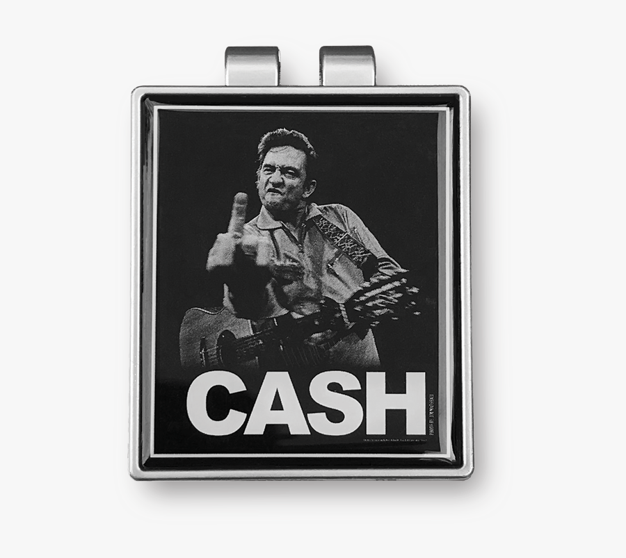 Johnny Cash Money Clip Front By Waxoffdesign Copy - Shooting A Bird Shirt Johnny Cash, Transparent Clipart