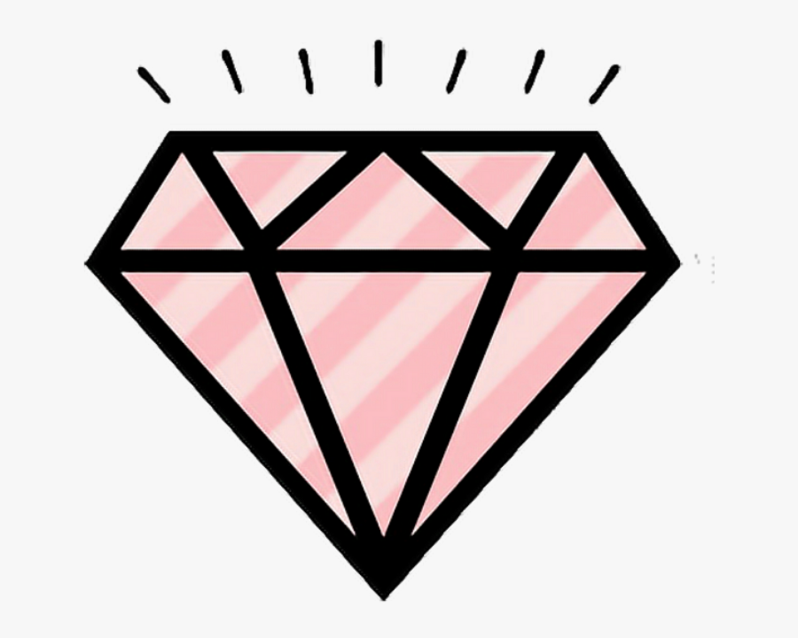 Diamond Png Tumblr - Drawing Diamond, Transparent Clipart