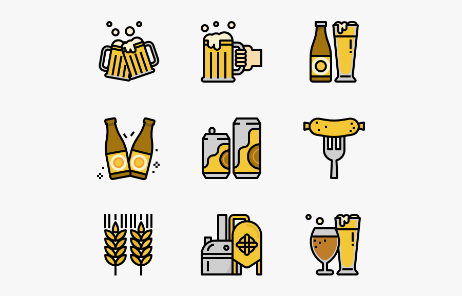 Beer - Oktoberfest Icon, Transparent Clipart