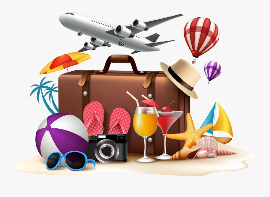 Travel Beach Png, Transparent Clipart