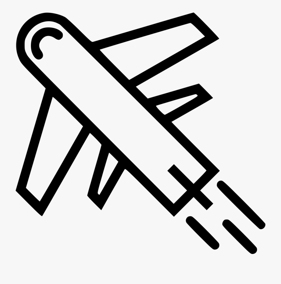 Plane Travel Tran Vacation Airplane - Airplane Icon White Background, Transparent Clipart