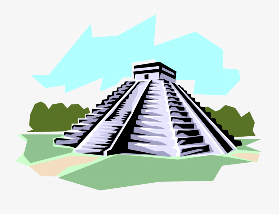 Mayan Pyramid Clipart Png, Transparent Clipart