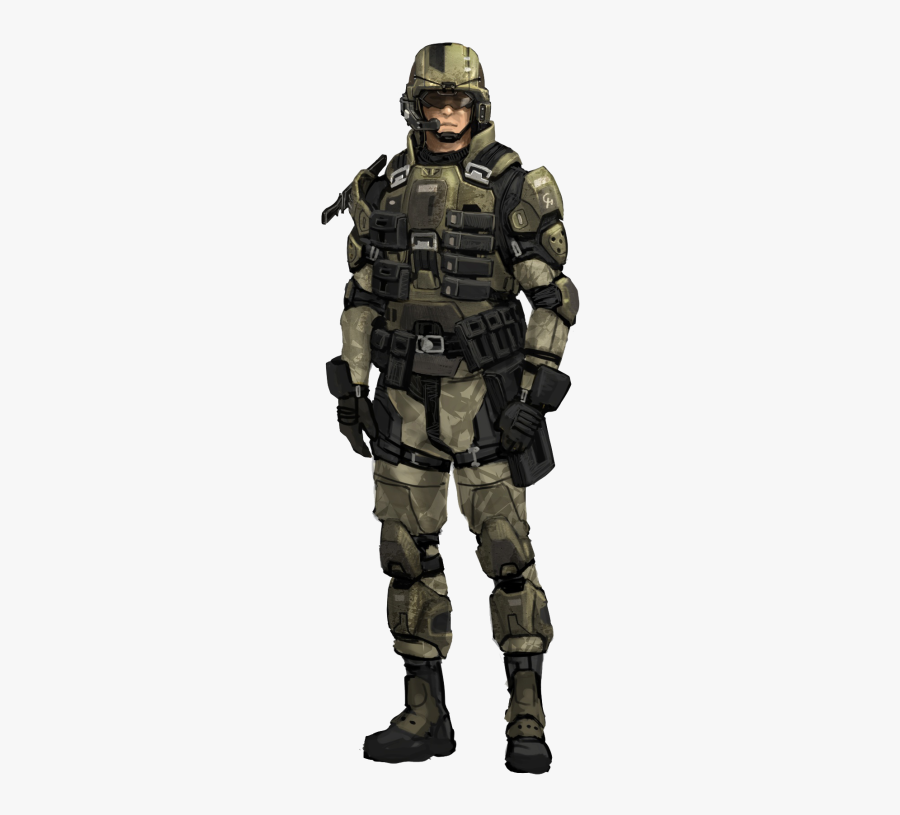 Halo 3 Unsc Marine, Transparent Clipart