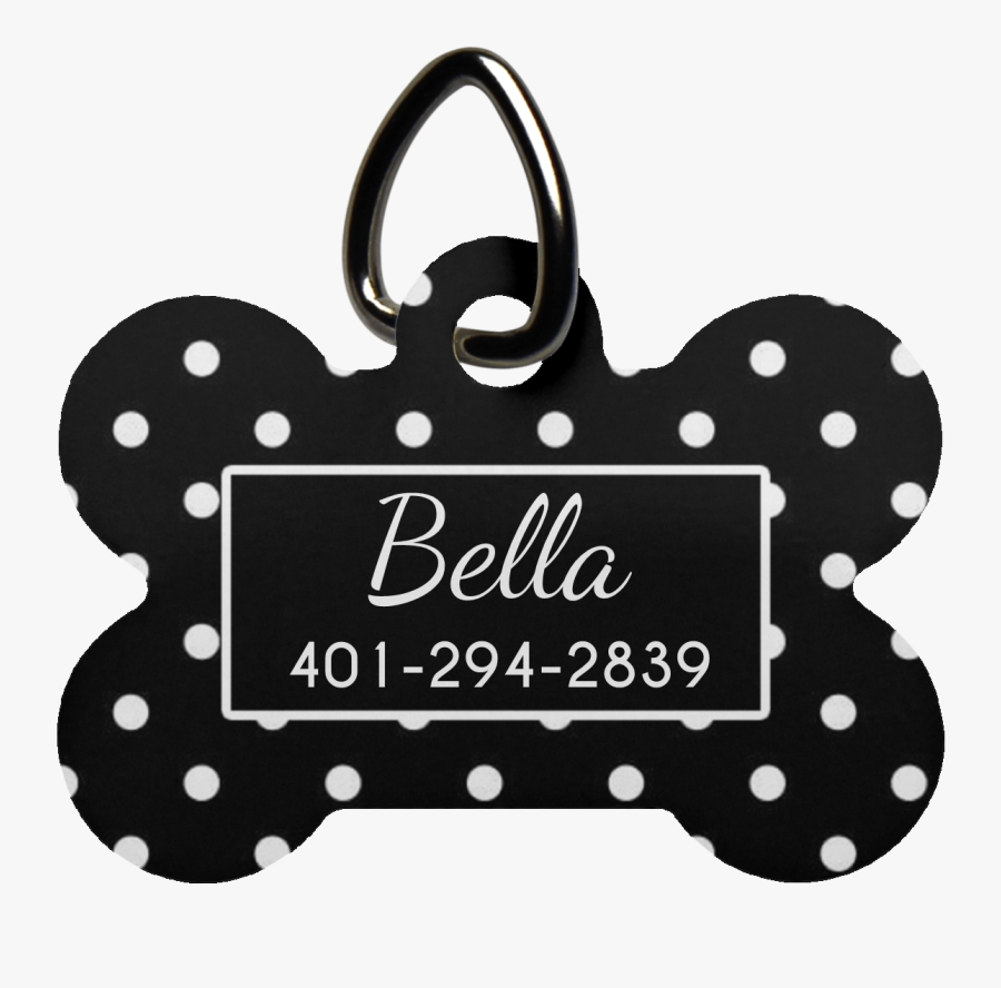 Bone Shaped Dog Tag Png, Transparent Clipart