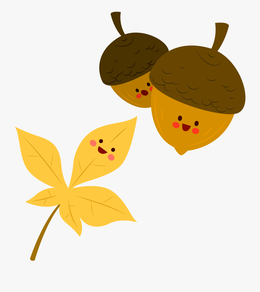 Child Cartoon Maple Transprent Png Free Download - Autumn Cartoon, Transparent Clipart
