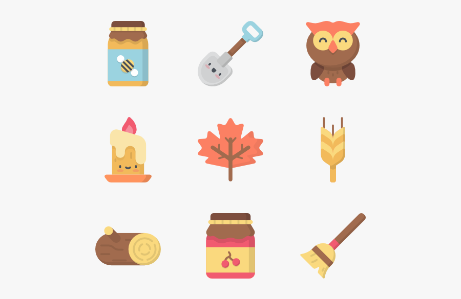 Fall Vector Flat - Autumn Related, Transparent Clipart