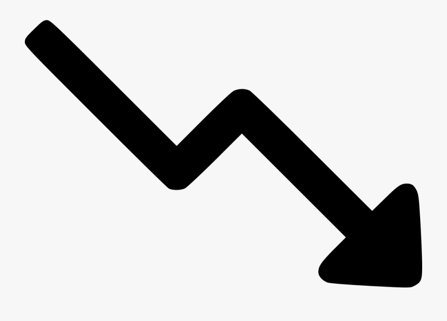 Down Arrow Icon Png - Decrease Arrow Icon Png, Transparent Clipart