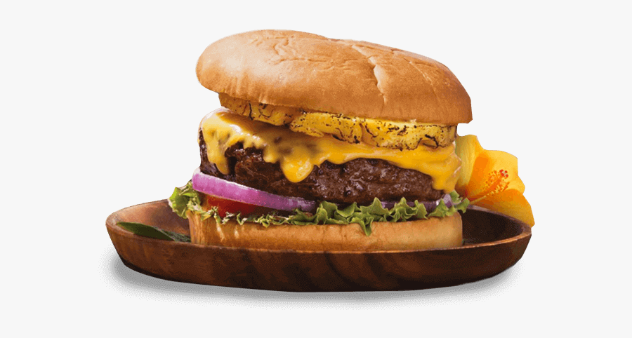Kings Hawaiian Burger, Transparent Clipart