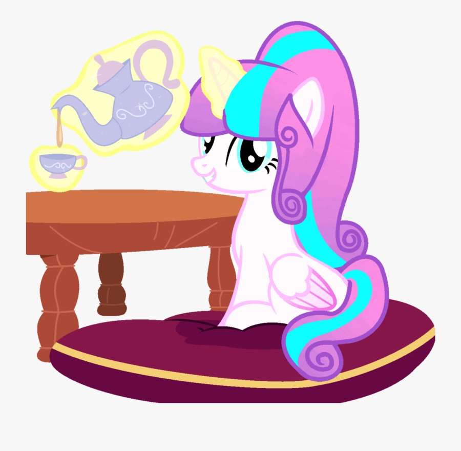 Little903, Food, Magic, Older, Pillow, Pony, Princess - Mlp Tea Party Base, Transparent Clipart