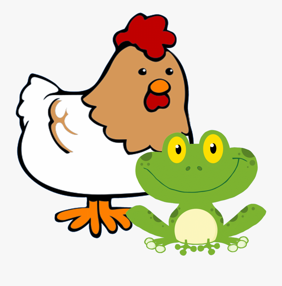 Singing And Chicken Puppets - Farm Animals Chicken Cartoon, Transparent Clipart