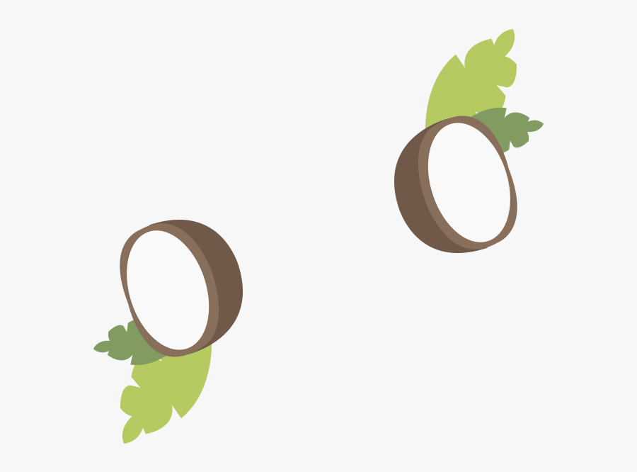 Coconut Flour Illustrations - Circle, Transparent Clipart