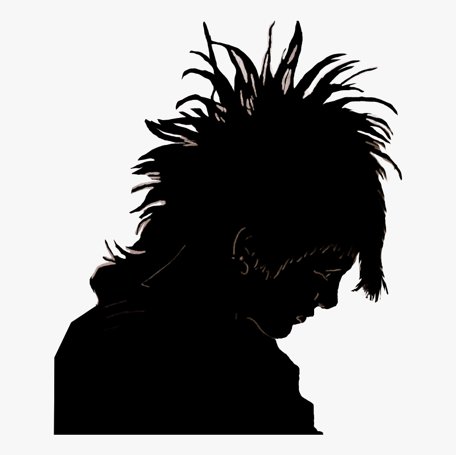Silhouette Punk Rock Punk Subculture Pop Punk Social - Silhouette Punk Png, Transparent Clipart