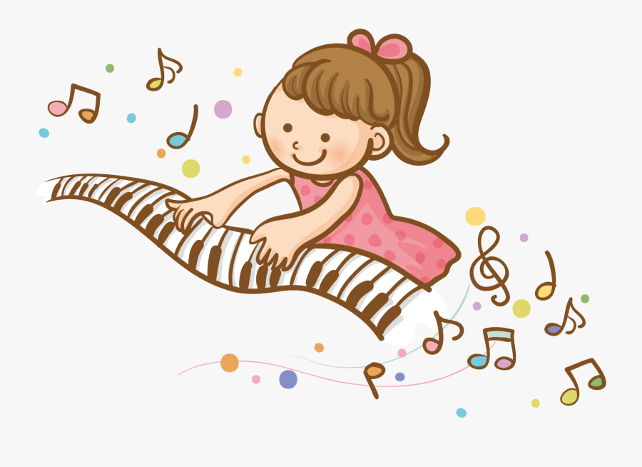 Piano Lesson Clip Art, Transparent Clipart