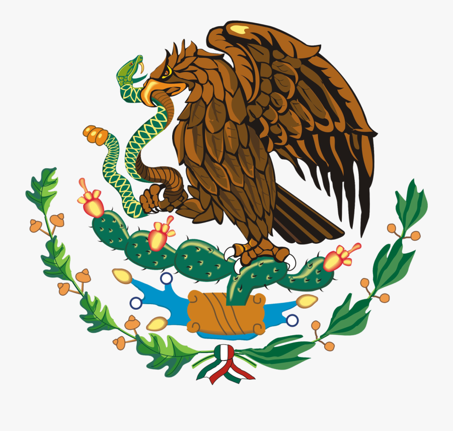 Mexico Clipart Christmas - Eagle On The Mexican Flag, Transparent Clipart