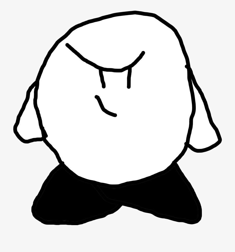 White Kirby/ Ara Smash Clipart , Png Download, Transparent Clipart