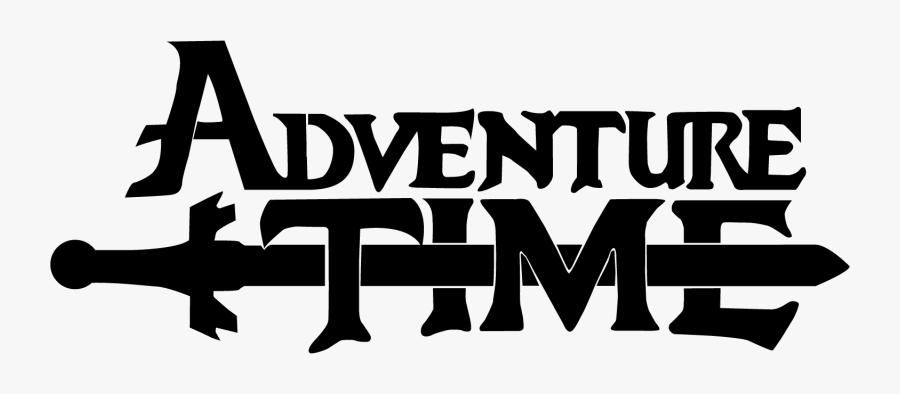 Adventure Time Logo Vector - Adventure Time Black T Shirt, Transparent Clipart