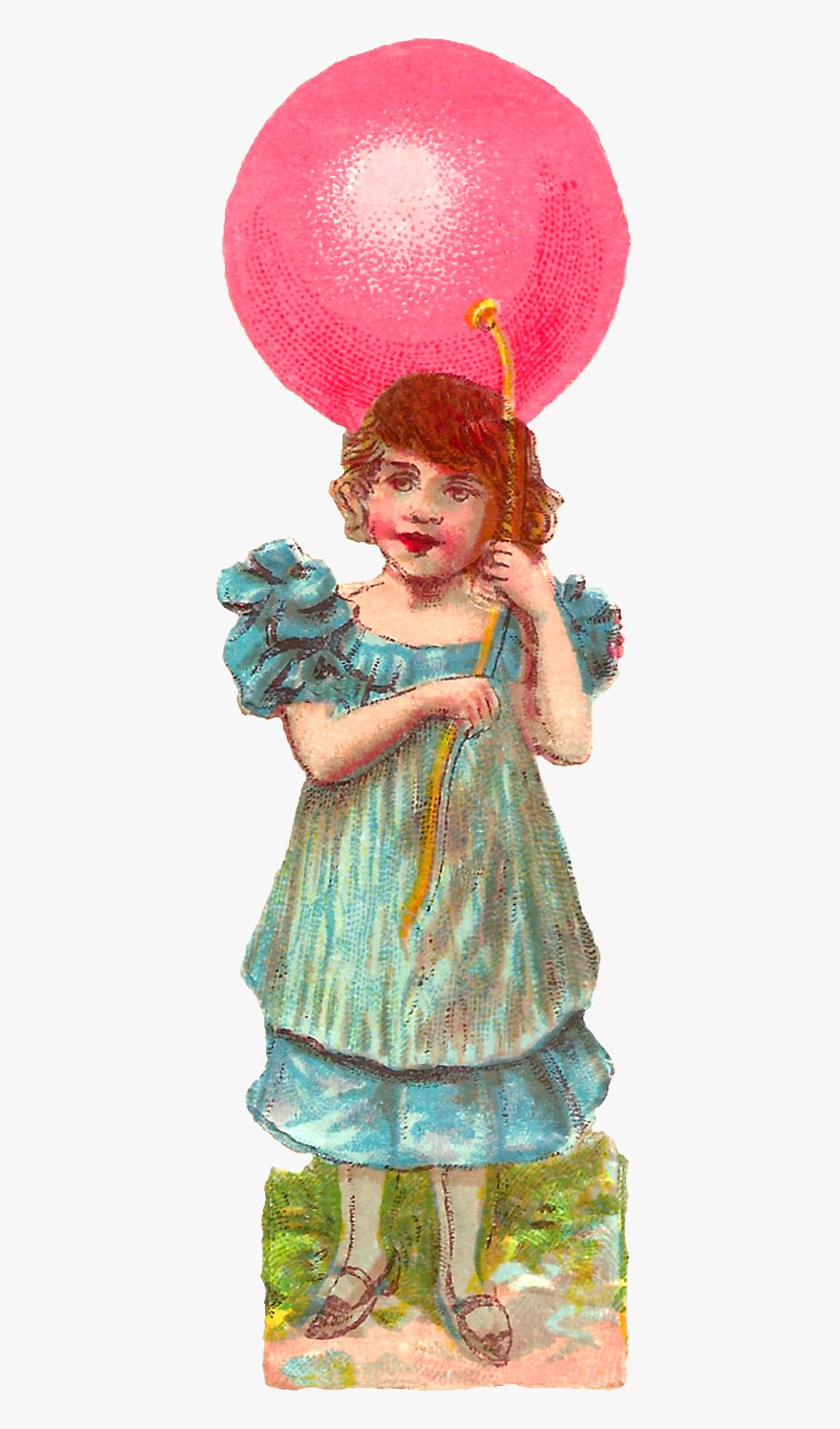 Vintage Birthday Clipart, Transparent Clipart