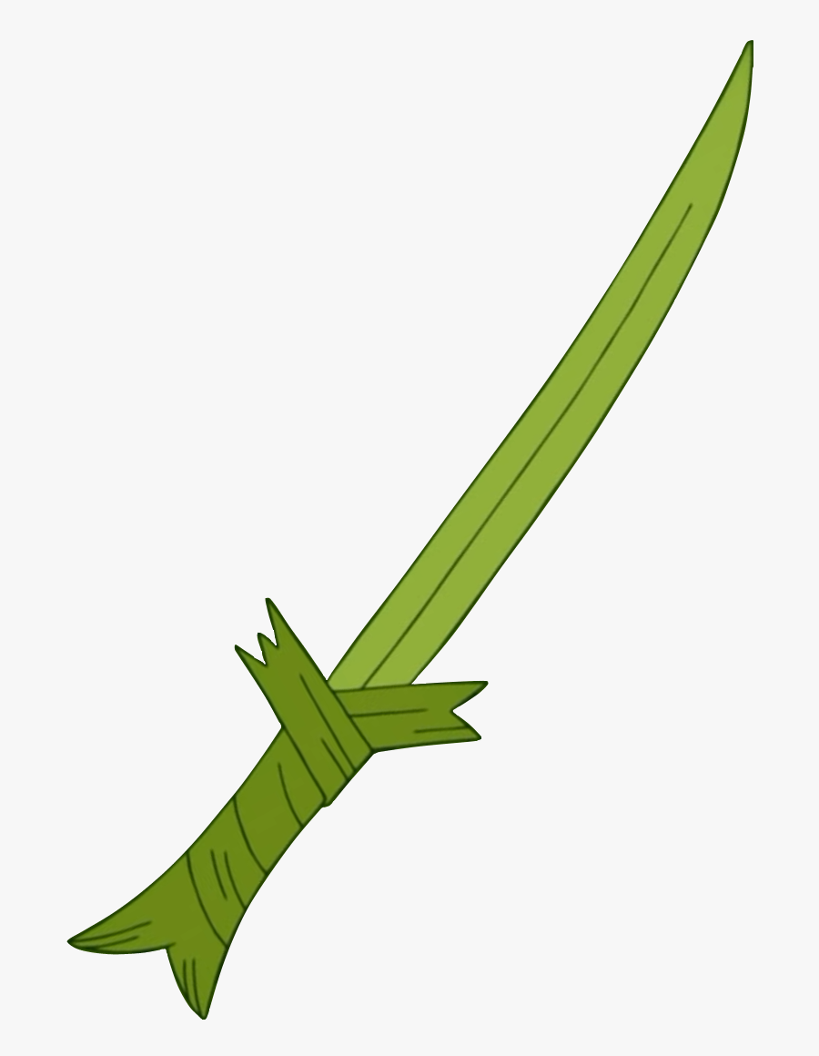 Adventure Time With Finn And Jake Wiki - Finn's Grass Sword, Transparent Clipart