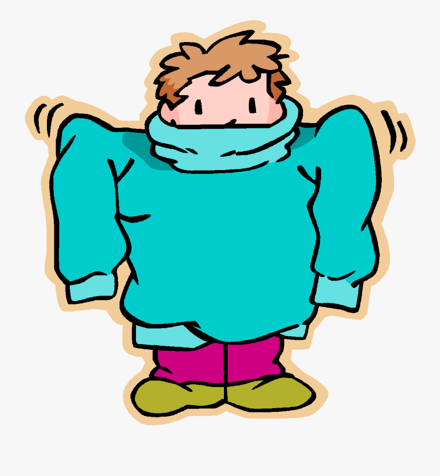¿qué Llevas Puesto Hoy - Shirt Too Big Cartoon, Transparent Clipart