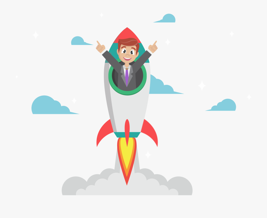 Posicionar Empresa Emprendedor - Cartoon, Transparent Clipart