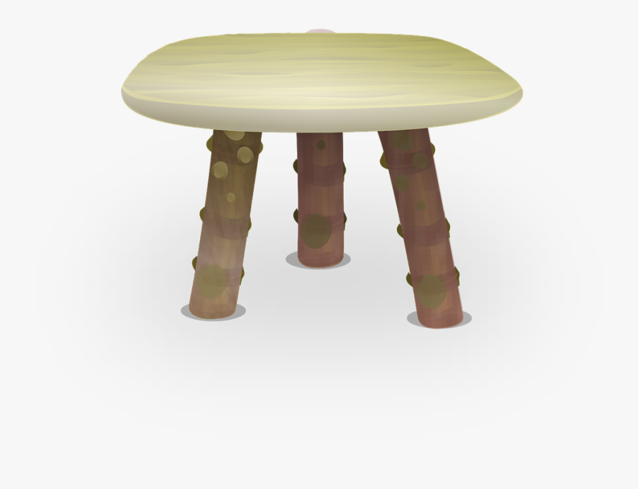 Transparent Step Stool Clipart - Outdoor Table, Transparent Clipart