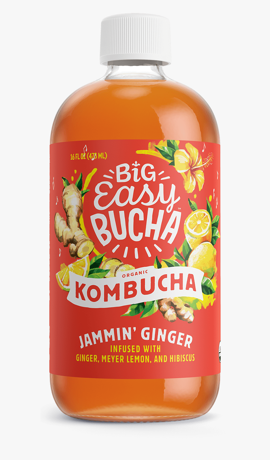 Jammin Ginger Bottle Graphic - Natural Foods, Transparent Clipart
