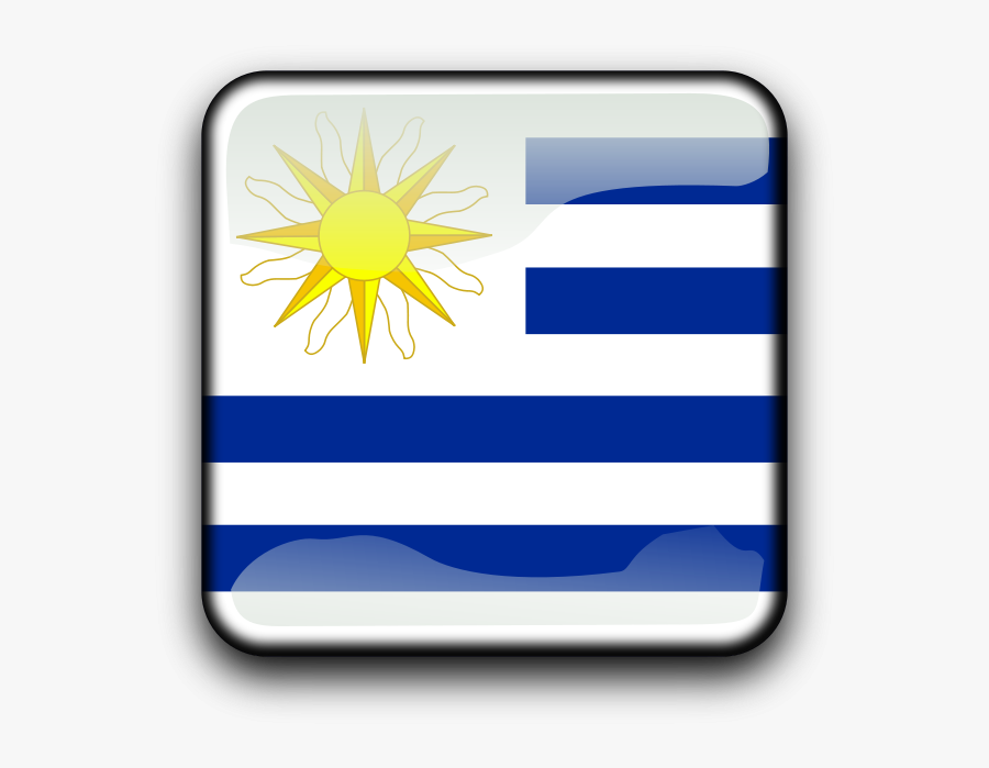 Uy - Flag Of Uruguay, Transparent Clipart