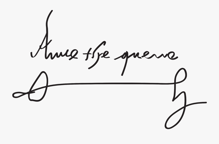 An Error Occurred - Anne Boleyn Signature, Transparent Clipart