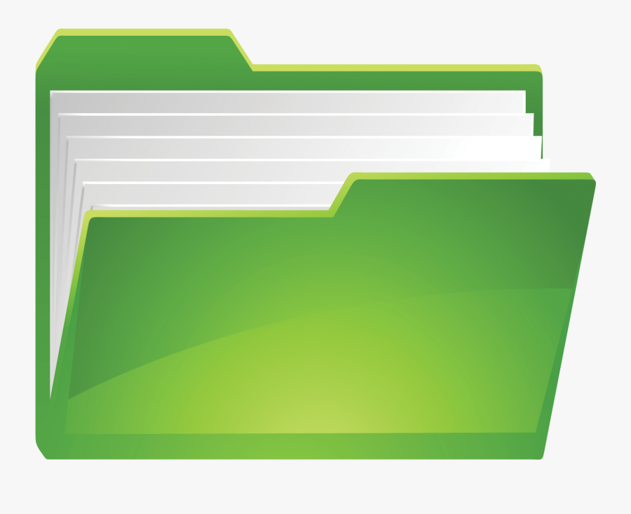 Green File Folder Policies - Statistical Graphics, Transparent Clipart