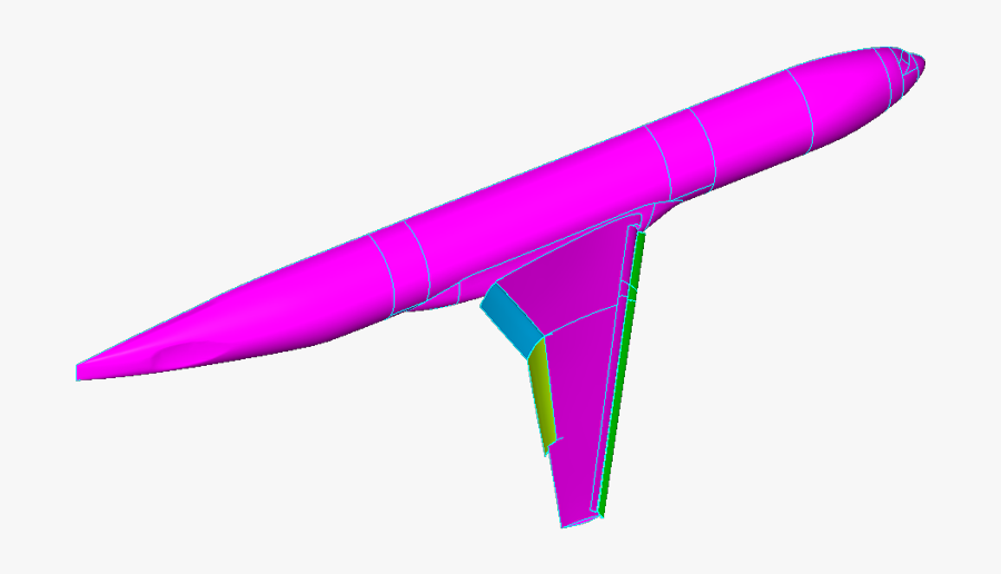 Solid Models Of The Wing-body , Leading Edge Slat ,, Transparent Clipart