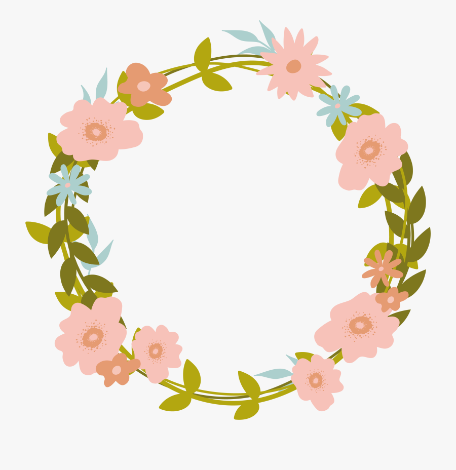 Clipart Pineapple Floral - Pink Design For Title, Transparent Clipart