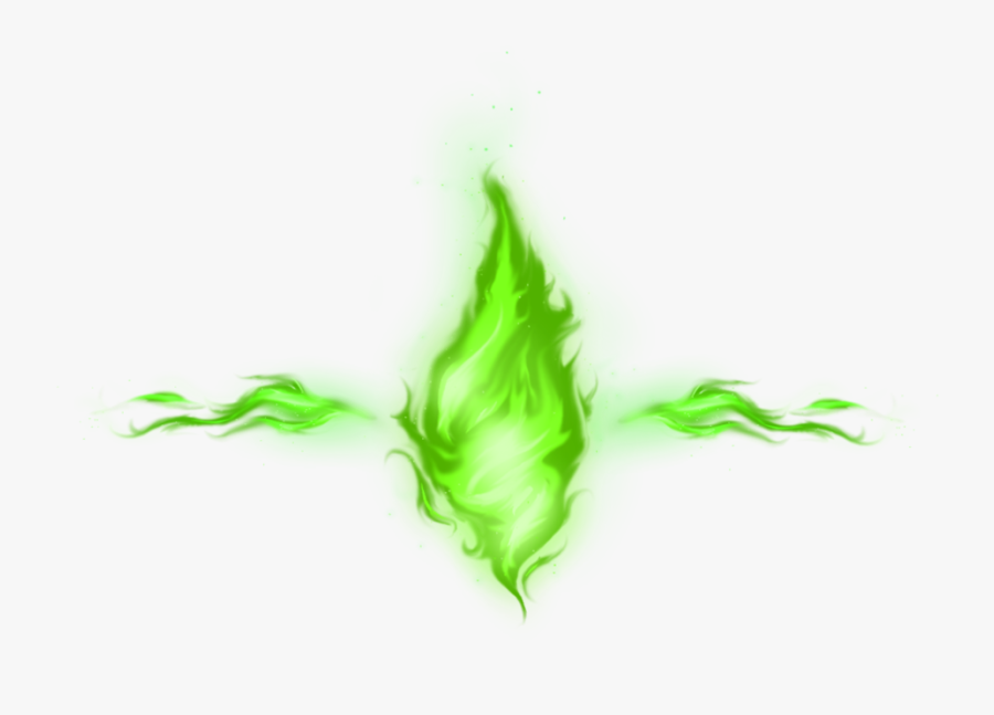 Green Smoke Png - Green Fire Transparent Background, Transparent Clipart