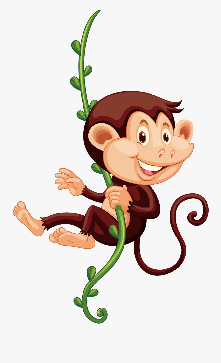 Vector Monkey Png Transparent, Transparent Clipart