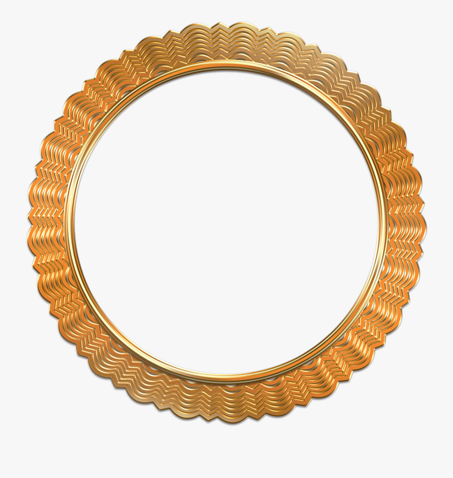 Gold Picture Frame Png - Fil Lurex Bracelet, Transparent Clipart