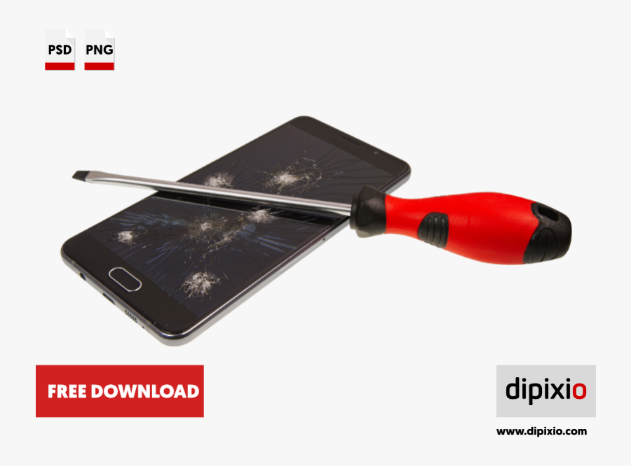 Transparent Broken Phone Png - Mobile Phone, Transparent Clipart