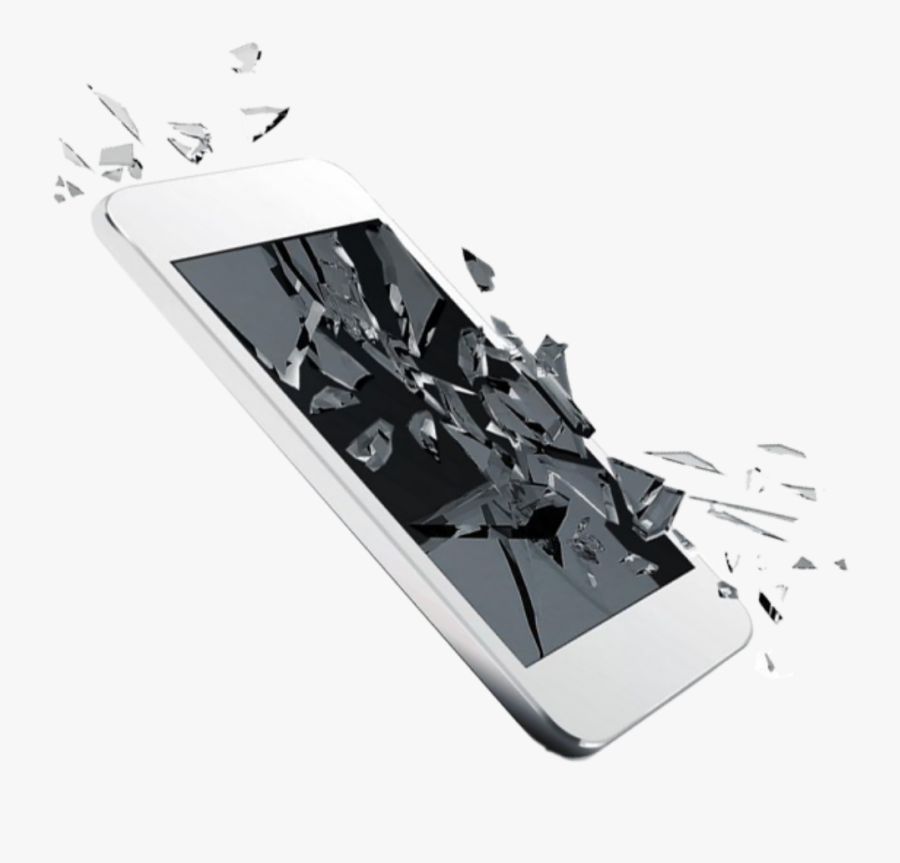 #ftestickers #cellphone #screen #cracked #broken #3deffect, Transparent Clipart