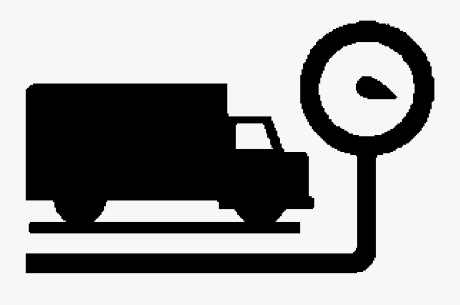 Truck Scale Icon , Png Download - Truck Scale Clip Art, Transparent Clipart